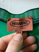 Vintage Missoni Jade Green Slinky Skirt S/M - We Thieves