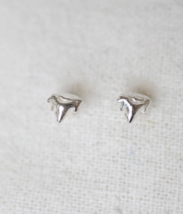 Kitten Milk Teeth Studs in Sterling Silver - We Thieves