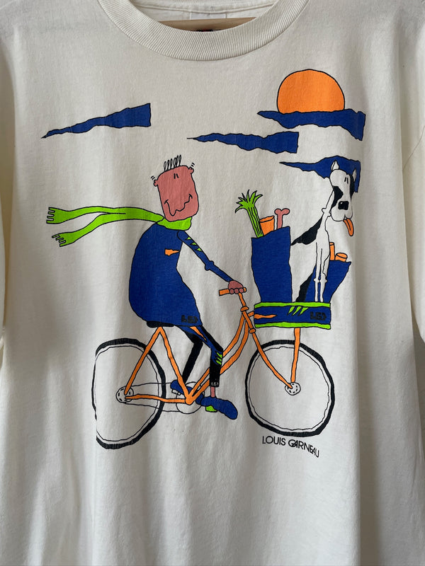 Vintage 90s Louis Garnau Bike T-Shirt L/XL - We Thieves