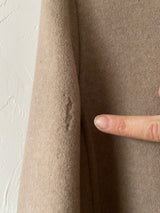 Vintage Akris Beige Cashmere A-Line Car Coat S