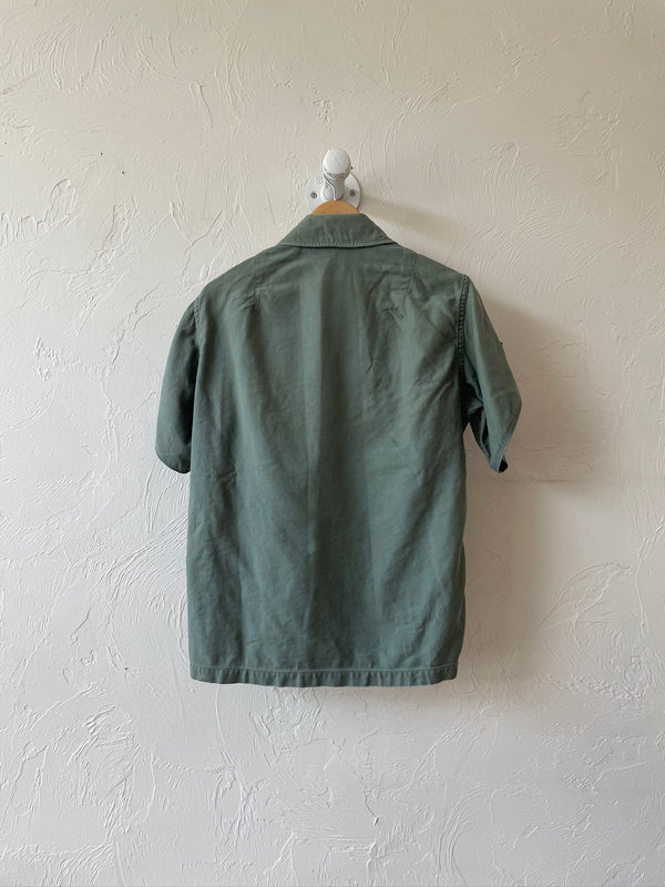 Vintage Military Green Starita Patch Button Down Shirt S - We Thieves