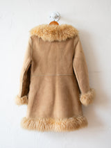 Vintage 1970s Butterscotch Shearling Penny Lane Afghan Coat XS/S - We Thieves