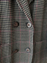Vintage Brooks Brothers Houndstooth Wool Winter Coat M/L - We Thieves