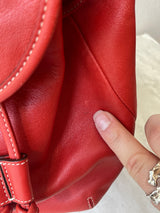 Vintage Coach Mini Back Pack Y2K Red B0439368