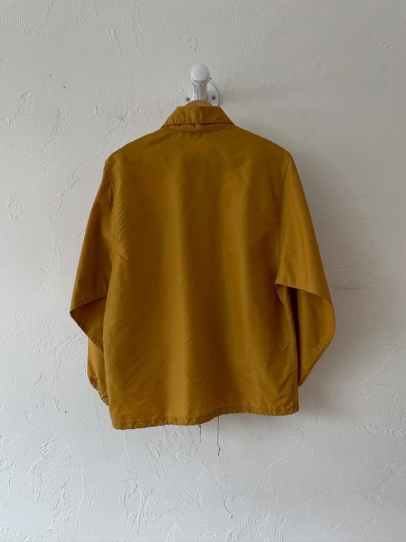 Vintage 1960s Pla-Jac Paulding Co. Tigers Mustard Coaches Jacket M/L