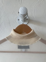 Vintage Jean Paul Gaultier Maille Femme White Mesh Knit Turtleneck L - We Thieves