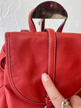 Vintage Coach Mini Back Pack Y2K Red B0439368