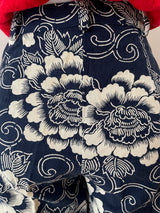 Vintage Kenzo Navy & White Floral Print Trouser XS/S - We Thieves