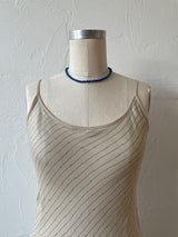 Vintage Armani Diagonal Stripe Bias Cut Midi Dress S - We Thieves