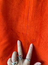 Vintage 1960s Orange Suede Cape S/M - We Thieves