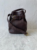 Vintage Coach Brown Leather Belted Soho Crossbody Bag