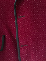 Vintage Reuben's Bespoke Maroon Velvet Blazer M/L