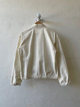 Vintage 90s Polo Ralph Lauren Lightweight White Cotton Twill Jacket S