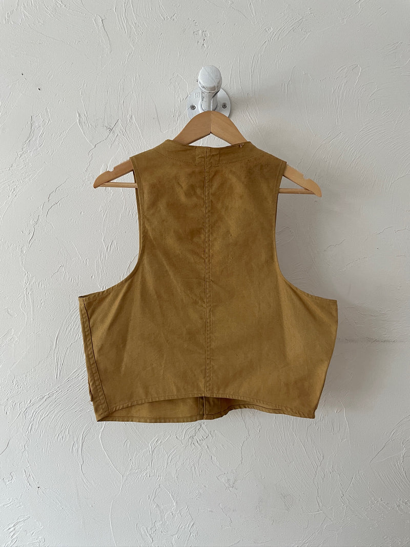 Vintage JC Higgins Mustard/Camel Hunting Vest M/L - We Thieves