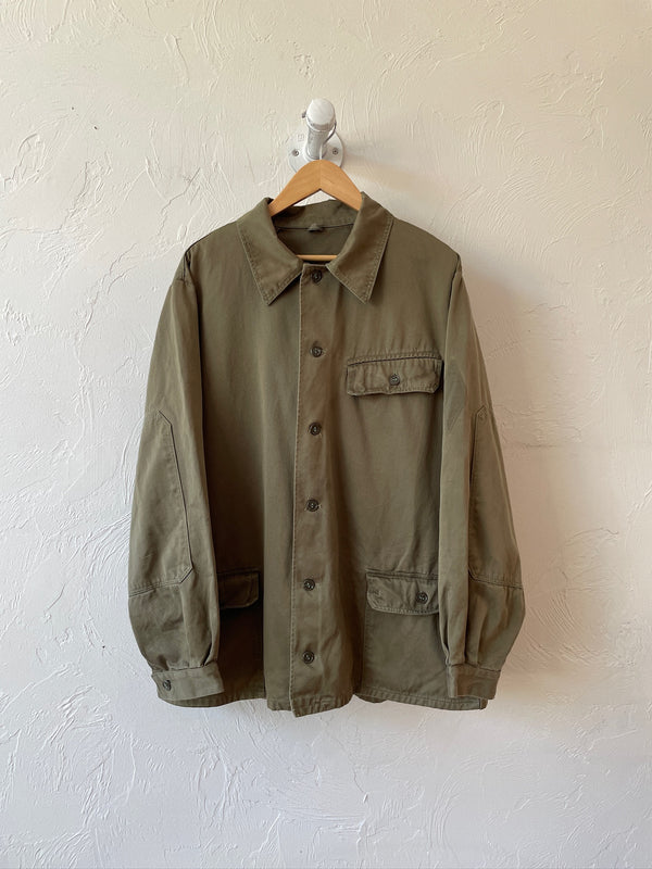 Vintage European Heavy Green Military Jacket L/XL - We Thieves