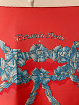 Vintage Hermes Le Sacre du Printemps Scarlet Silk Scarf - We Thieves