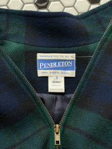 Vintage 1980s Pendleton Green/Navy Wool Sport Jacket Women's M - We Thieves