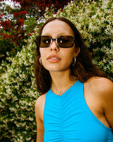 Love Buzz Black Frame Mauve Lens - We Thieves