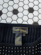 Vintage Christine Philipé Studded Long Sleeve Top S/M - We Thieves