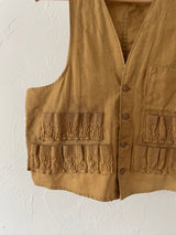 Vintage JC Higgins Mustard/Camel Hunting Vest M/L - We Thieves
