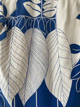 Vintage White + Blue Waltah Clarke Hawaiian Shirt S - We Thieves