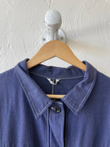 Vintage Contrast Stitch Indigo Blue European Workwear Jacket XL