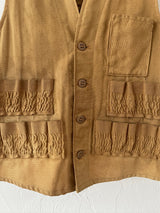 Vintage JC Higgins Mustard/Camel Hunting Vest M/L - We Thieves