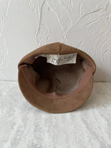 Vintage Cherry & Webb Clay Brown Suede Riding Hat - We Thieves