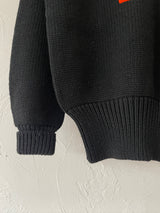 Vintage 1940s Princeton University Hand-Loomed Wool Sweater L