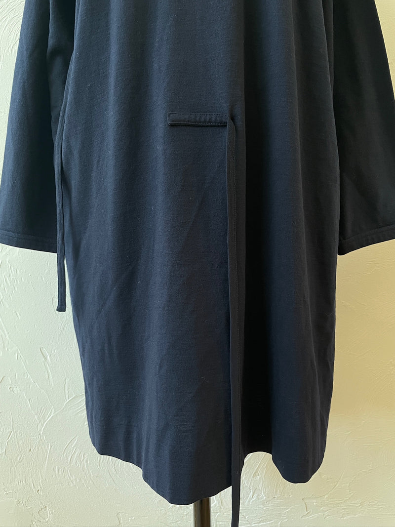 Vintage Comme Des Garçons Navy Wool Asymmetrical Cape/Dress M/L - We Thieves