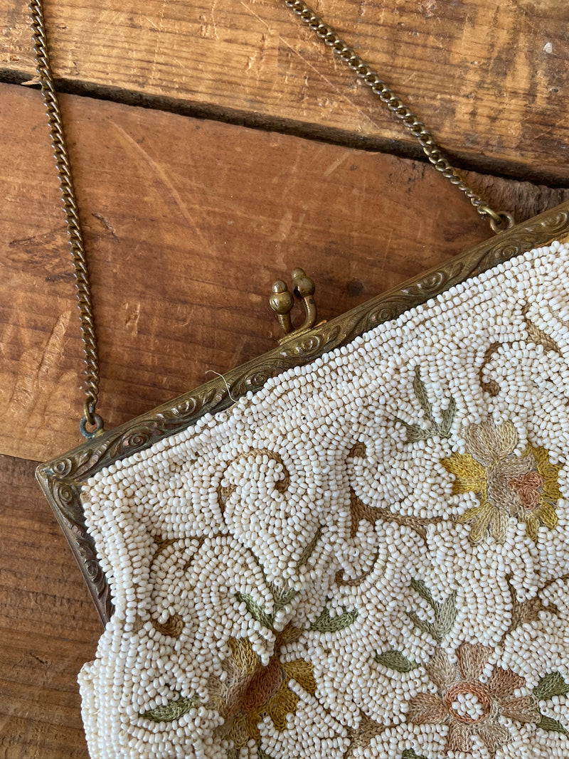 Antique Longchamp Collectible Beaded Handbag - We Thieves