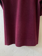 Vintage 50s Lilli Ann Burgundy French Wool Coat L