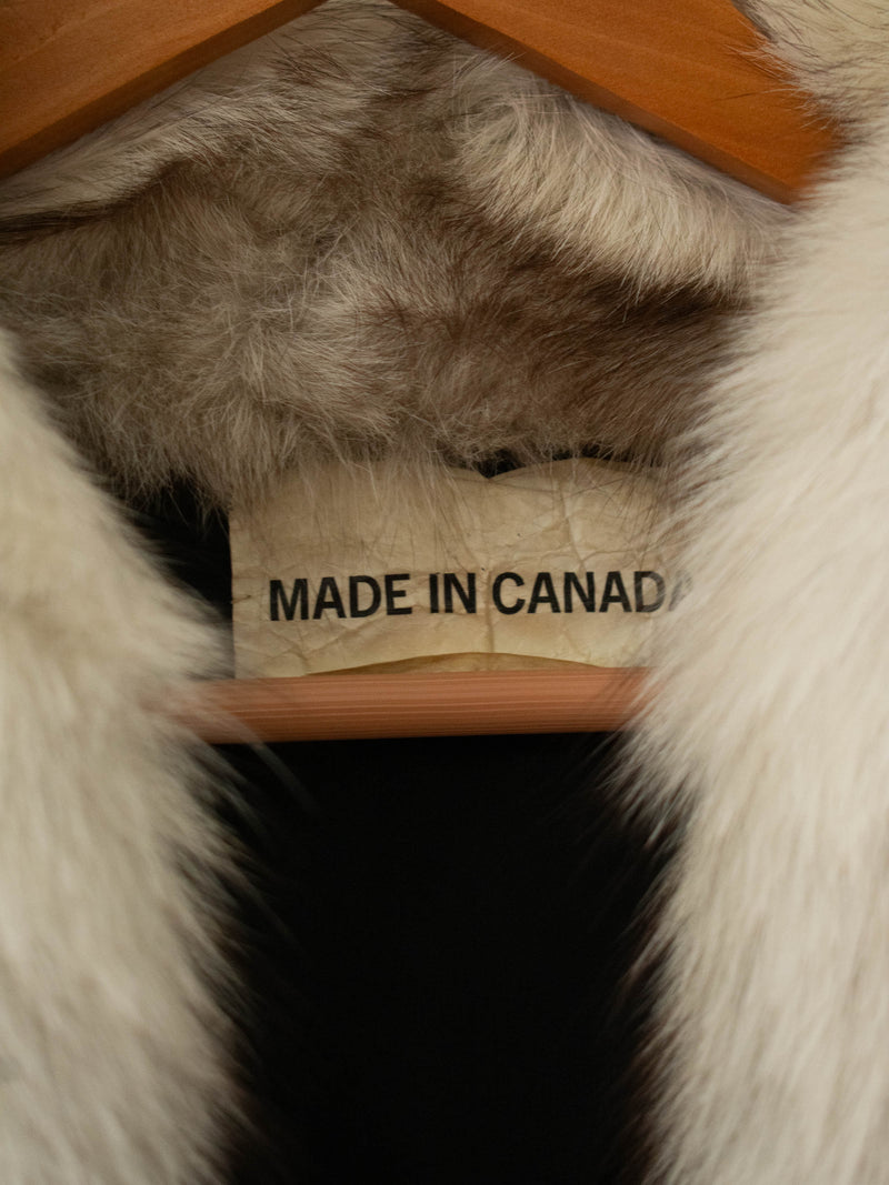 Vintage Canadian Bespoke Two-Tone Fur Coat M/L - We Thieves