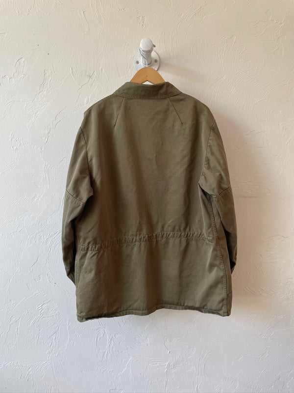 Vintage European Heavy Green Military Jacket L/XL - We Thieves