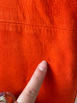 Vintage 1960s Orange Suede Cape S/M - We Thieves