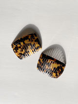 French Hair Combs Tortoise by Pair - We Thieves