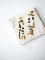 Driftwood Mobile Brass Earring - We Thieves