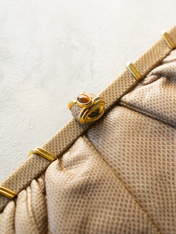 Vintage Snakeskin Judith Leiber Clutch Handbag - We Thieves