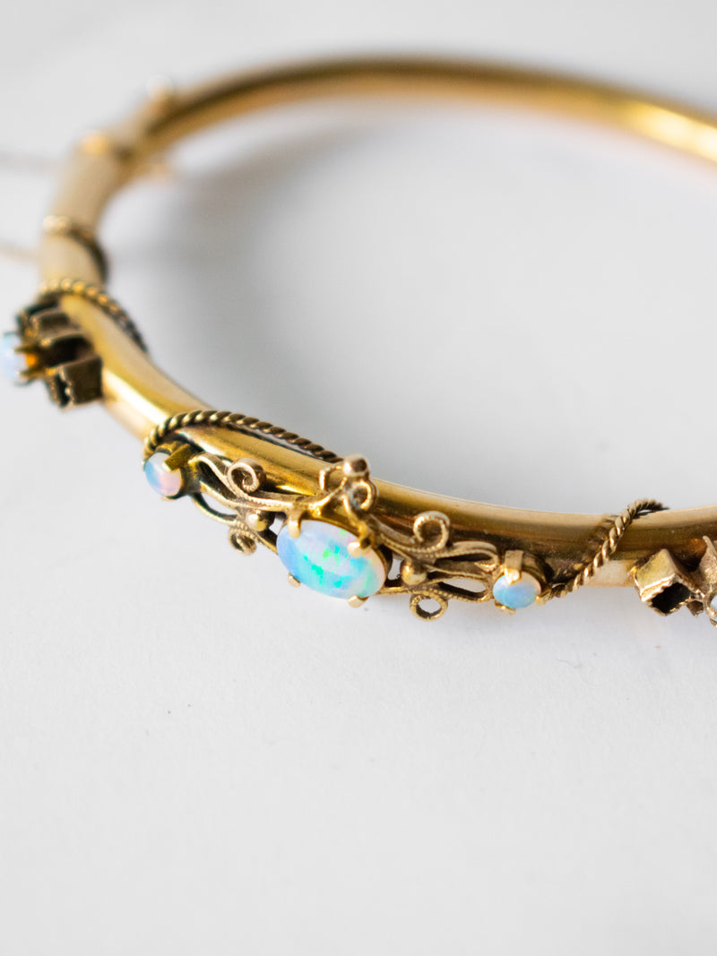 Antique Victorian Era 14k Gold Opal Bracelet - We Thieves