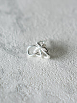 Small Knot Stud Earrings in Sterling Silver - We Thieves