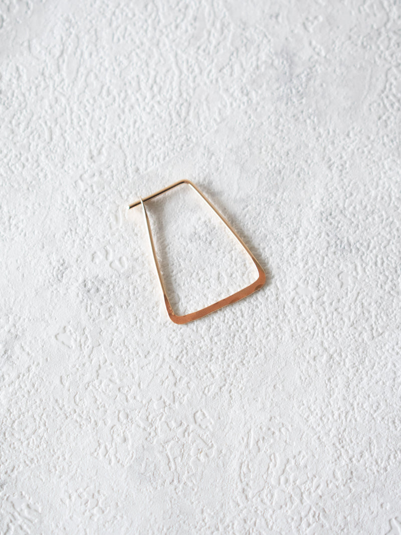 Seam Square Hoop 14K Gold Fill Small - We Thieves