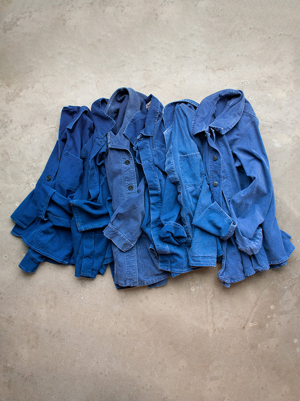 Vintage European Workwear Chore Jacket - Indigo - We Thieves